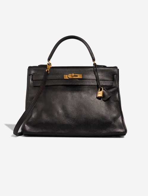 Hermès Kelly 35 Epsom Black Front | Sell your designer bag