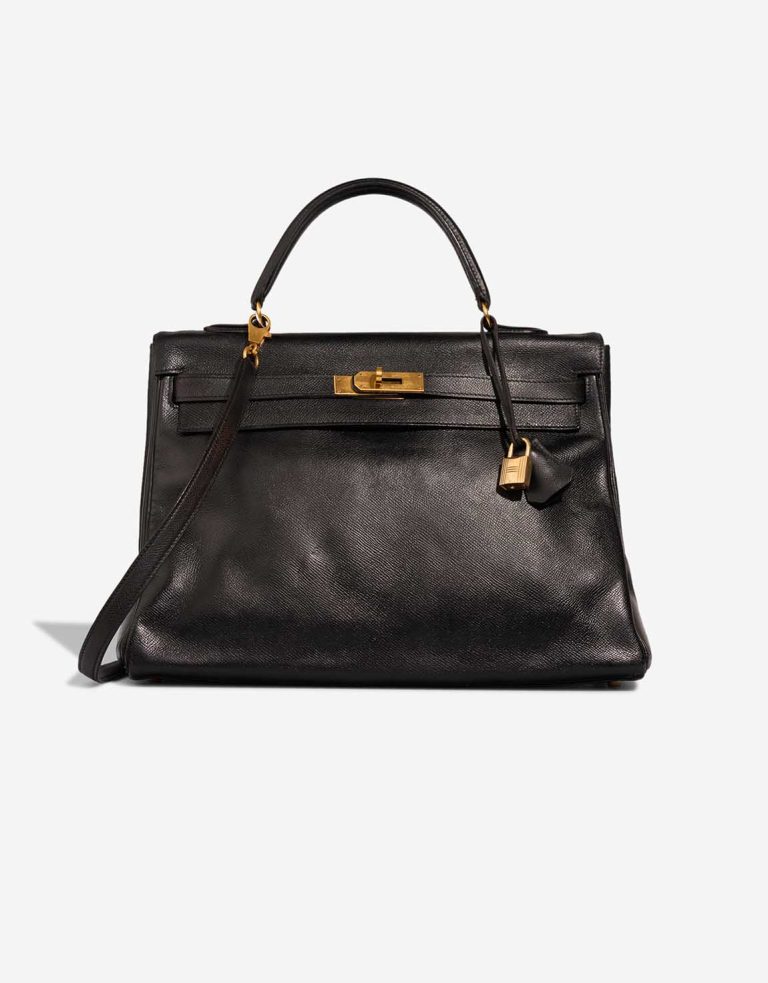 Hermès Kelly 35 Epsom Black Front | Sell your designer bag