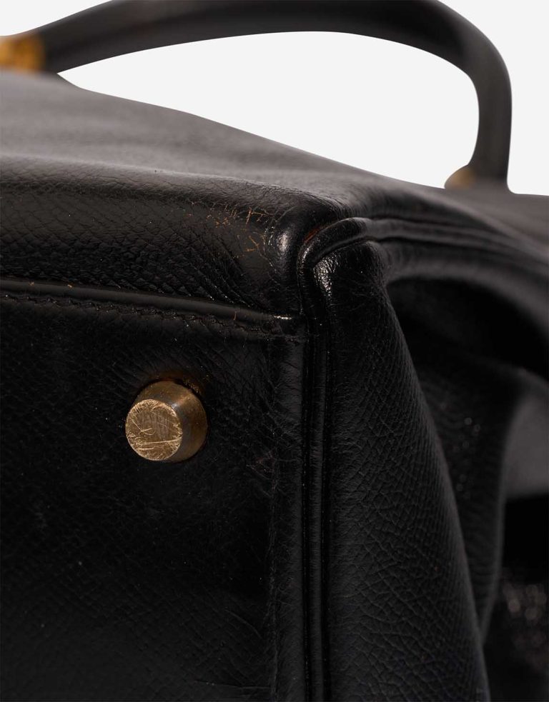 Hermès Kelly 35 Epsom Black Signs of wear | Sell your designer bag
