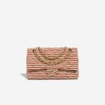 Chanel Timeless Coco Sailor Medium Silk / Canvas Red / White Front | Sell your designer bag