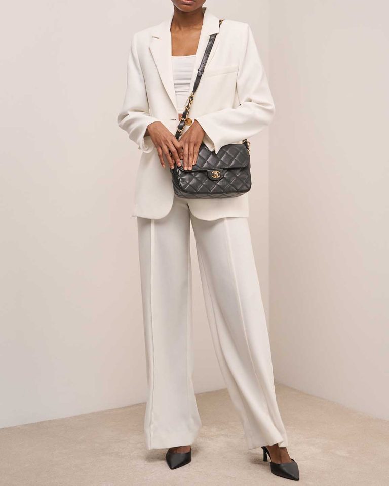 Chanel Timeless Medium Caviar Black Front | Sell your designer bag