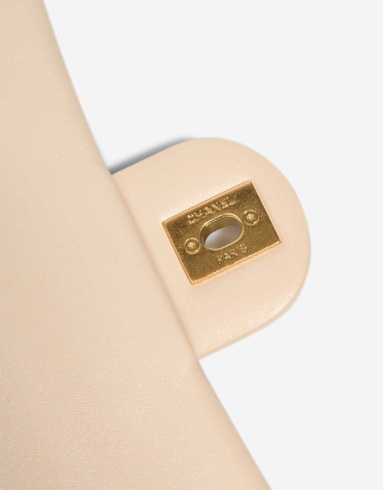 Chanel Timeless Mini Rectangular Lamb Beige Signs of wear | Sell your designer bag