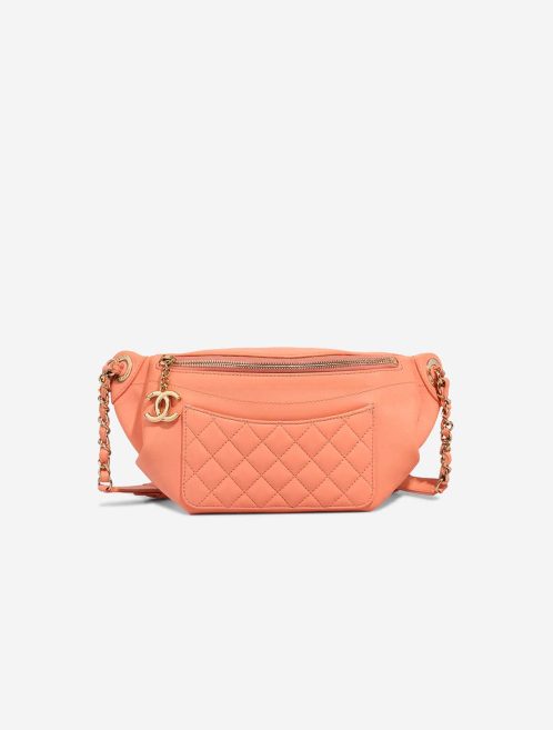 Chanel Timeless Belt Bag Medium Lamb Coral Front | Sell your designer bag