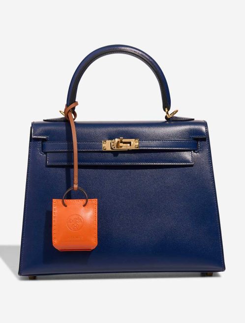 Hermès Orange Bag Charm Milo Lamb Orange / Gold Closing System | Sell your designer bag