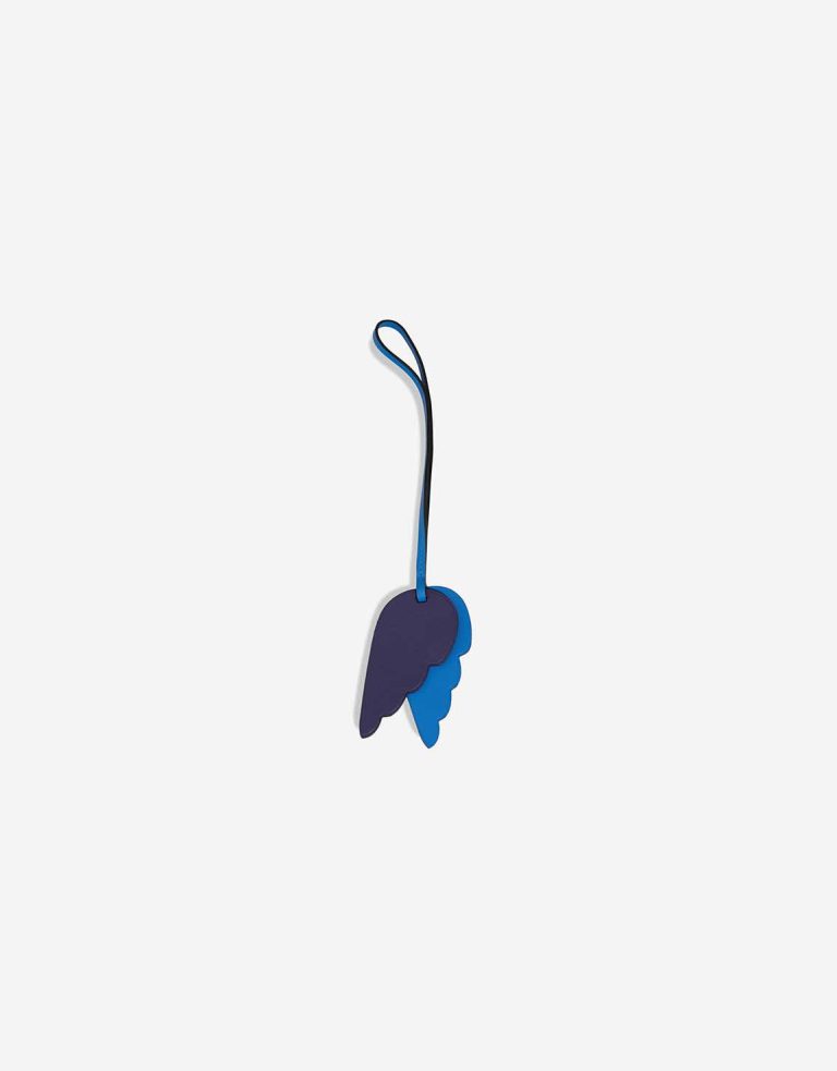 Hermès Pegase Wings Charm Swift Bleu Frida / Bleu Nuit Front | Sell your designer bag