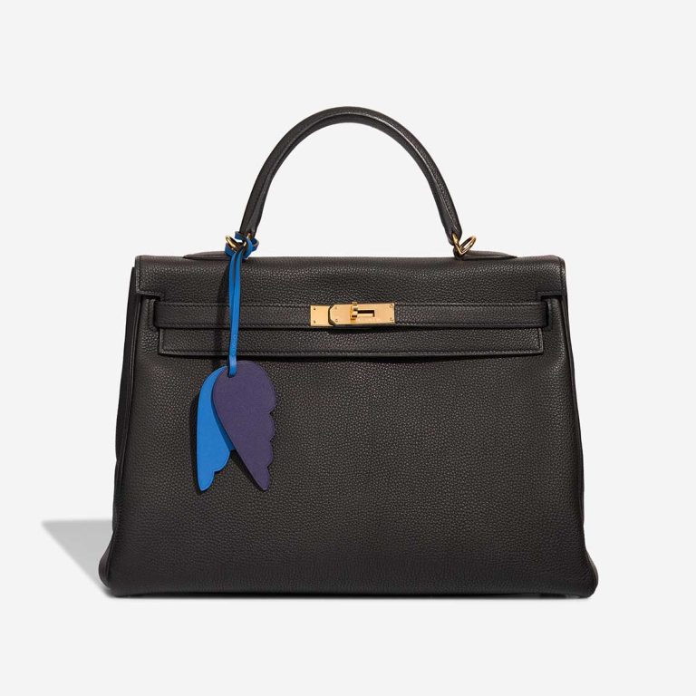 Hermès Pegase Wings Charm Swift Bleu Frida / Bleu Nuit Front | Sell your designer bag