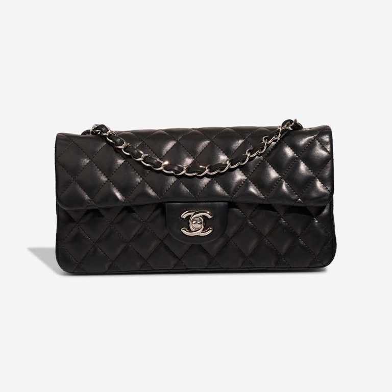 Chanel Timeless Small Lamb Black Front | Sell your designer bag