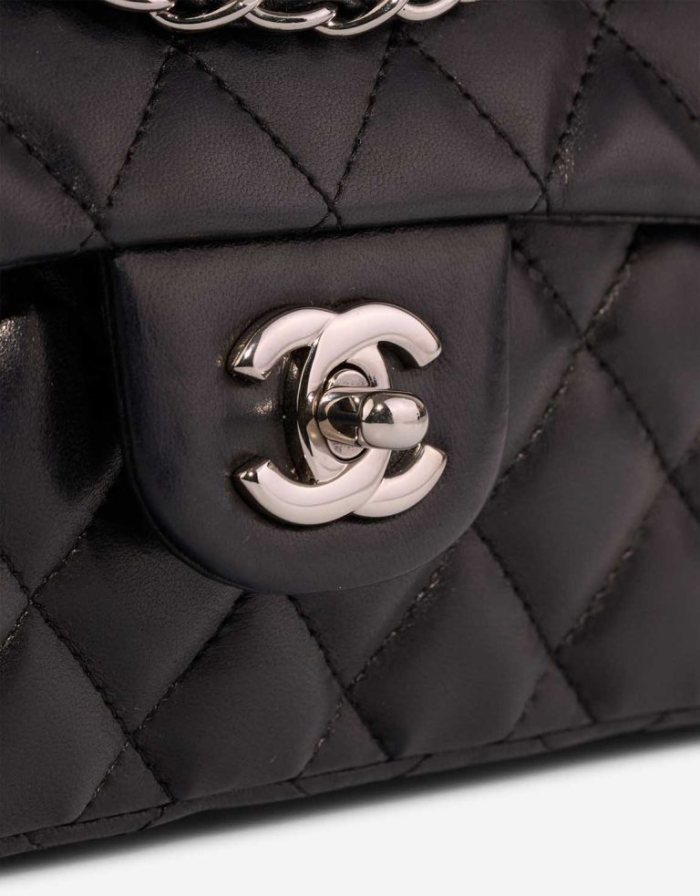 Chanel Timeless Small Lamb Black Closing System | Sell your designer bag