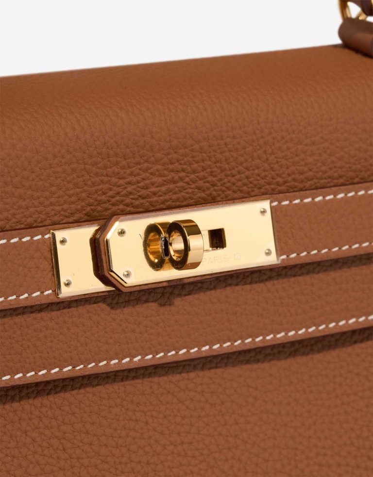 Hermès Kelly 28 Togo Gold Closing System | Sell your designer bag