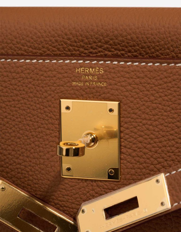 Hermès Kelly 28 Togo Gold Logo | Sell your designer bag