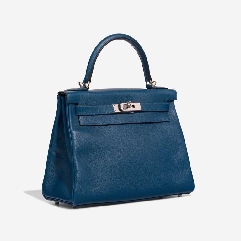 Hermès Kelly Verso 28 Evercolor Deep Blue / Vert Bosphore | Sell your designer bag