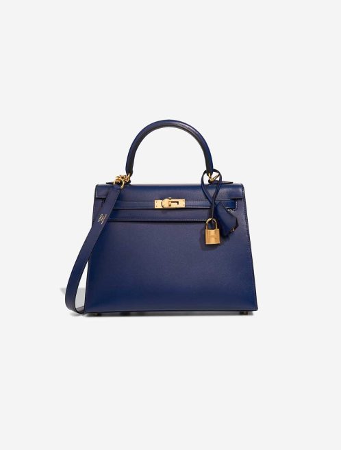 Hermès Kelly 25 Box Bleu Saphir Front | Sell your designer bag