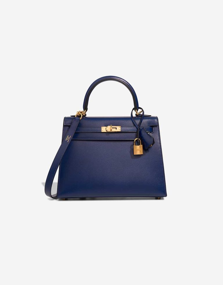Hermès Kelly 25 Box Bleu Saphir Front | Sell your designer bag