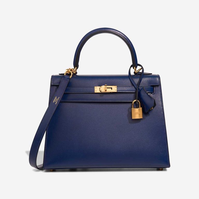 Hermès Kelly 25 Box Bleu Saphir Front | Sell your designer bag