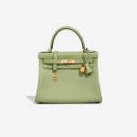 Hermès Kelly 28 Evercolor Vert Criquet Front | Sell your designer bag