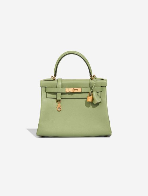 Hermès Kelly 28 Evercolor Vert Criquet Front | Sell your designer bag