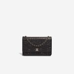 Chanel Wallet On Chain Lamb Black Front | Sell your designer bag