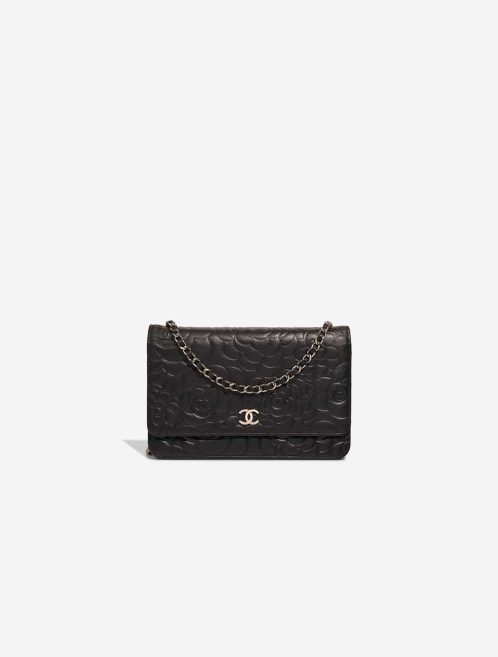 Chanel Wallet On Chain Lamb Black Front | Sell your designer bag