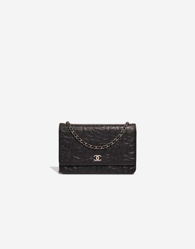 Chanel Wallet On Chain Lamb Black Front | Sell your designer bag