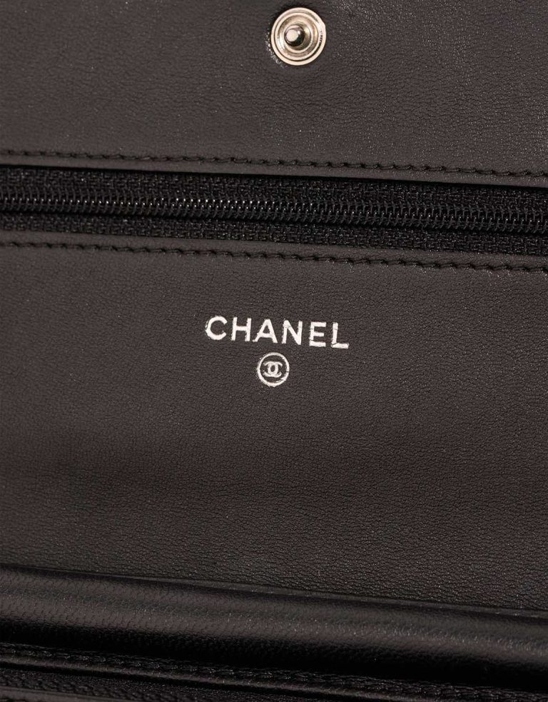 Chanel Wallet On Chain Lamb Black Logo | Sell your designer bag