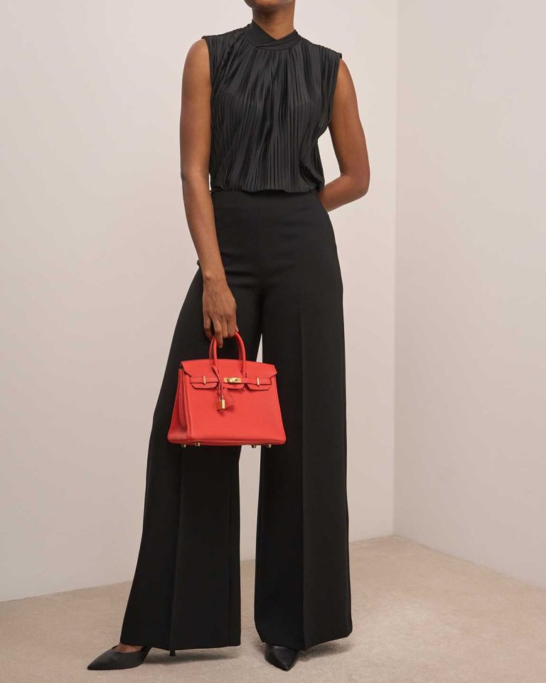 Hermès Birkin 25 Togo Capucine Front | Sell your designer bag