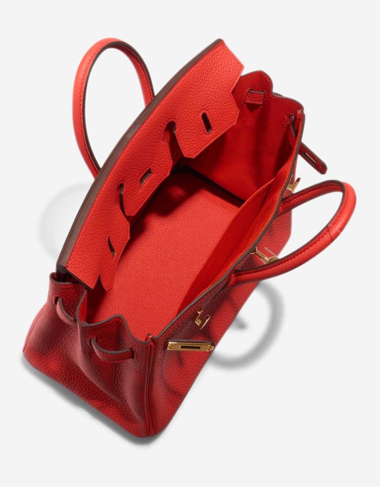 Hermès Birkin 25 Togo Capucine Inside | Sell your designer bag