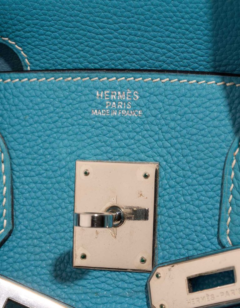 Hermès Birkin 30 Togo Bleu Jean Logo | Sell your designer bag