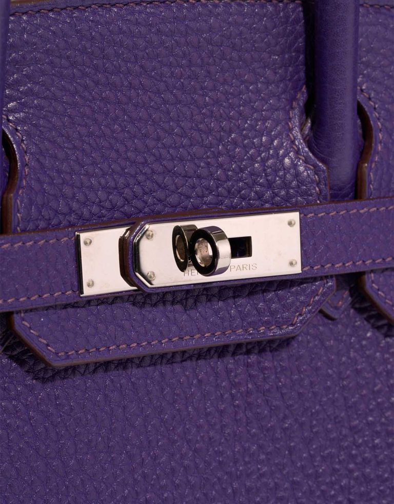 Hermès Birkin 30 Taurillon Clémence Ultraviolet Closing System | Sell your designer bag