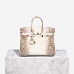 Hermès Birkin 25 Niloticus Crocodile Himalaya Front | Sell your designer bag