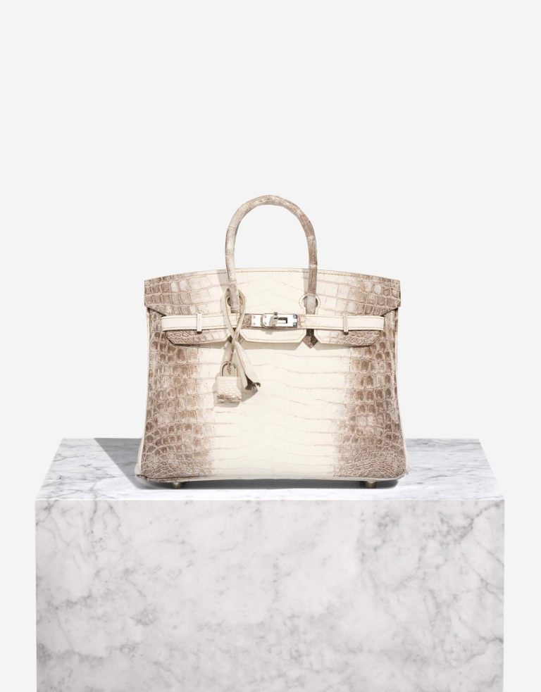 Hermès Birkin 25 Niloticus Crocodile Himalaya Front | Sell your designer bag