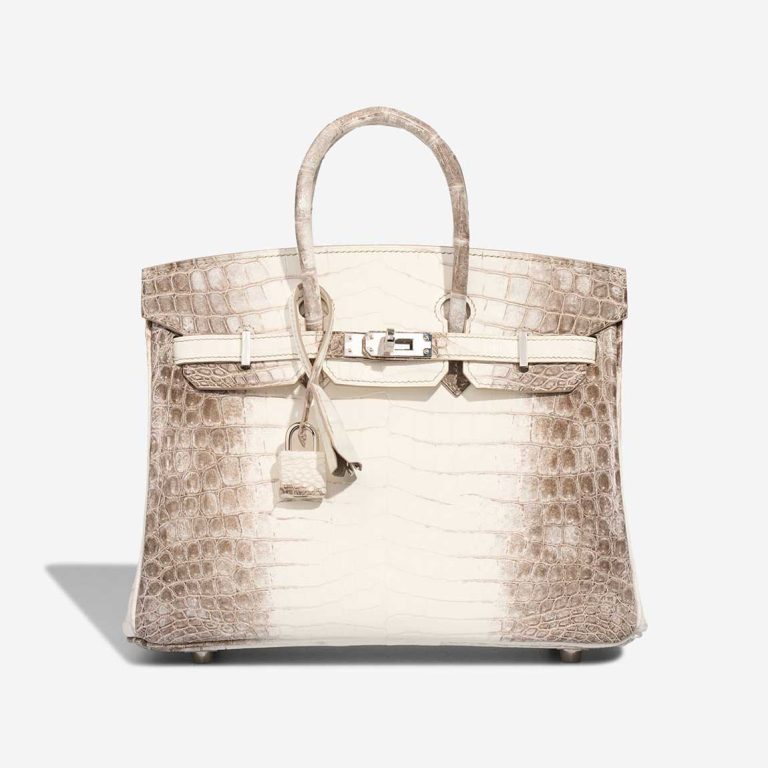 Hermès Birkin 25 Niloticus Crocodile Himalaya Front | Sell your designer bag