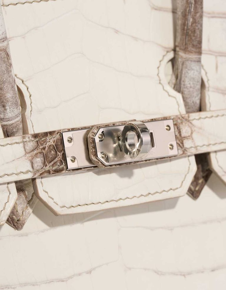 Hermès Birkin 25 Niloticus Crocodile Himalaya Closing System | Sell your designer bag