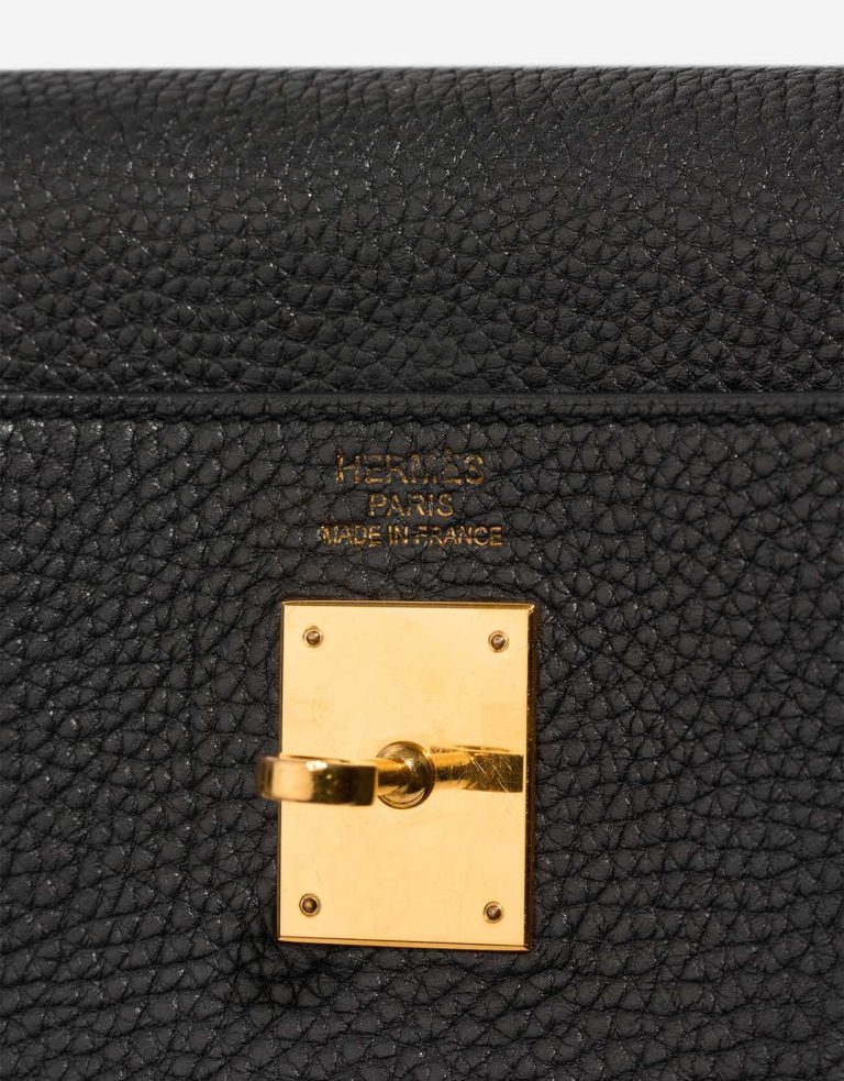 Hermès Kelly 35 Clémence Black Logo | Sell your designer bag
