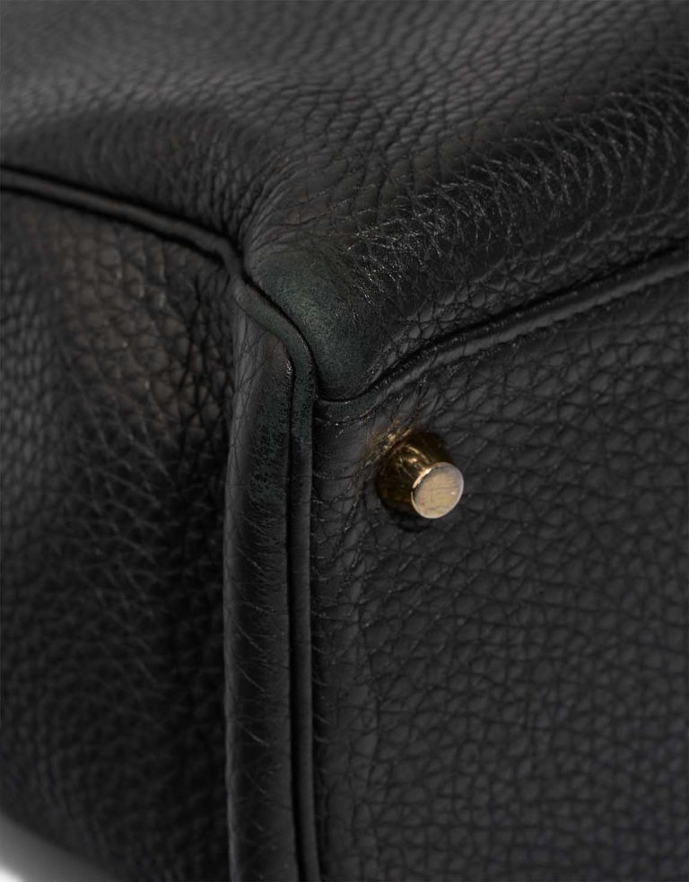 Hermès Kelly 35 Clémence Black Signs of wear | Sell your designer bag