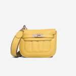 Hermès Berline Mini Swift Jaune Citron Front | Sell your designer bag
