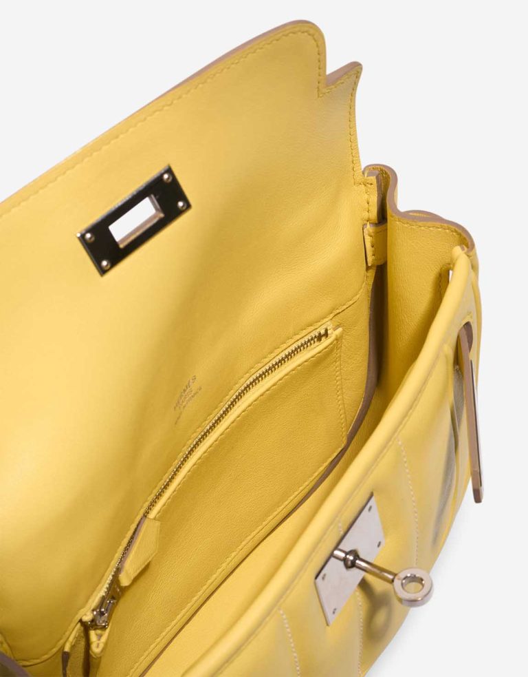 Hermès Berline Mini Swift Jaune Citron Inside | Sell your designer bag