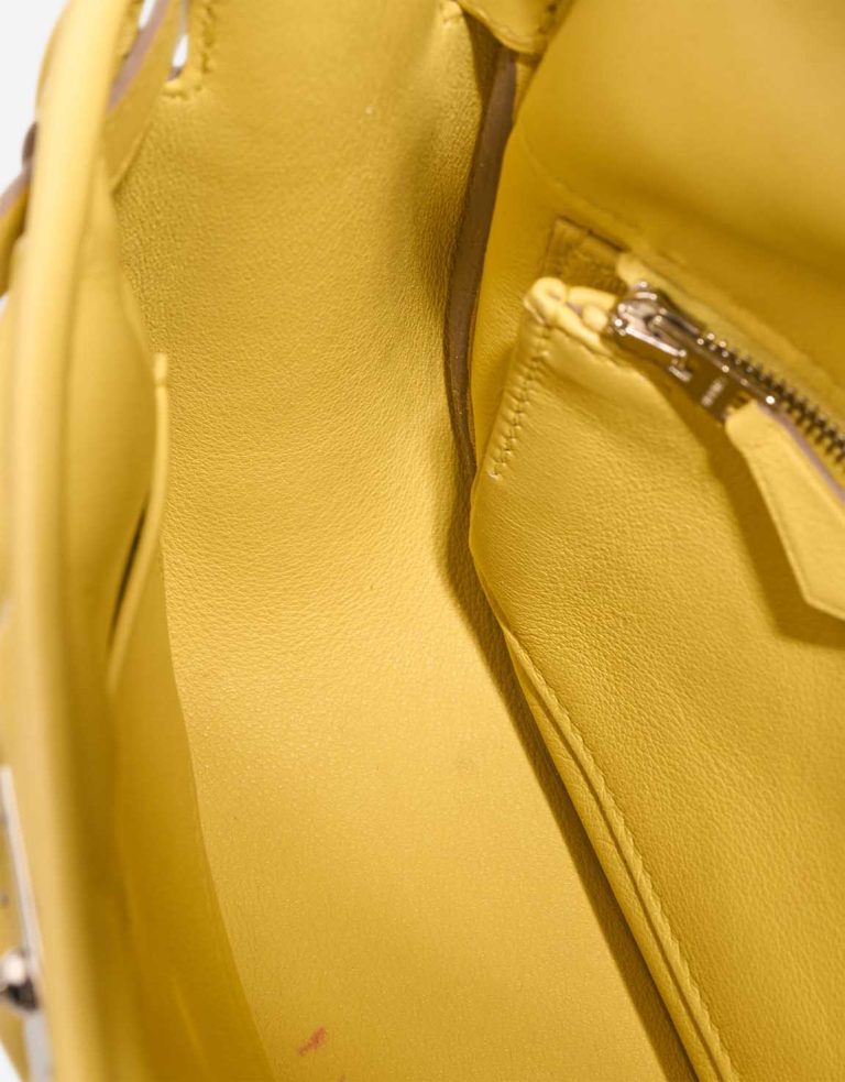 Hermès Berline Mini Swift Jaune Citron Signs of wear | Sell your designer bag
