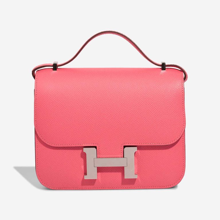 Hermès Constance 18 Epsom Rose Azalée Front | Sell your designer bag