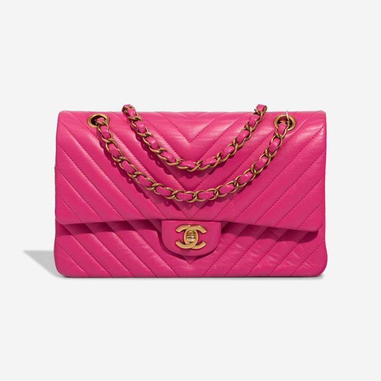 Chanel Timeless Medium Calf Pink Front | Sell your designer bag