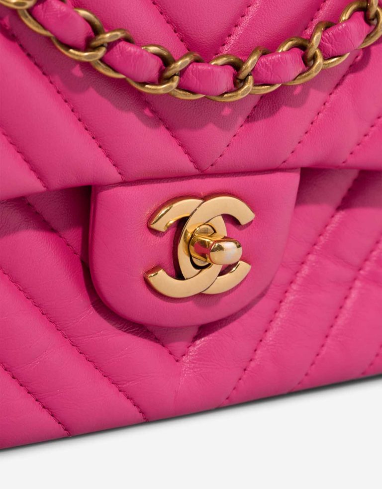 Chanel Timeless Medium Calf Pink Closing System | Sell your designer bag
