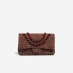 Chanel Timeless Medium Tweed Dark Red Front | Sell your designer bag