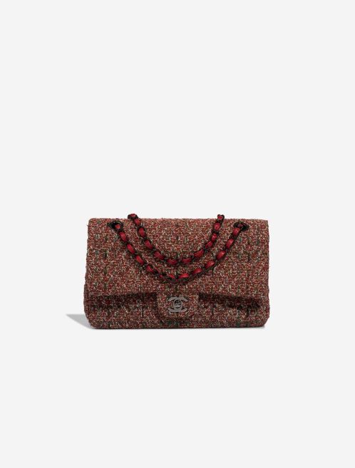 Chanel Timeless Medium Tweed Dark Red Front | Sell your designer bag