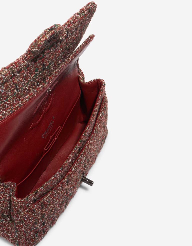 Chanel Timeless Medium Tweed Dark Red Inside | Sell your designer bag