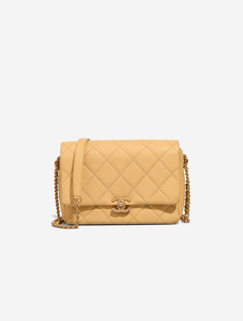 Chanel Timeless Small Caviar Yellow Front | Sell your designer bag