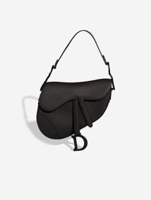 Dior Saddle Medium Calf Black Front | Sell your designer bag