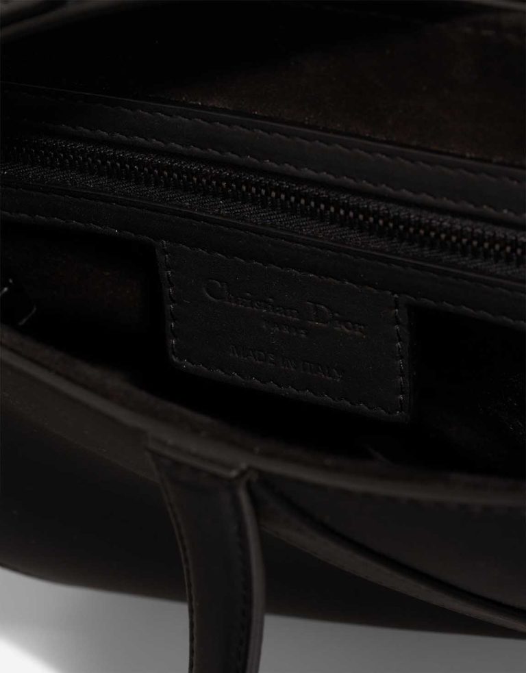 Dior Saddle Medium Calf Black Logo | Sell your designer bag