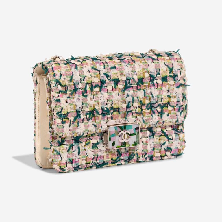 Chanel Beauty Lock Flap Bag Tweed Multicolour / Green | Sell your designer bag