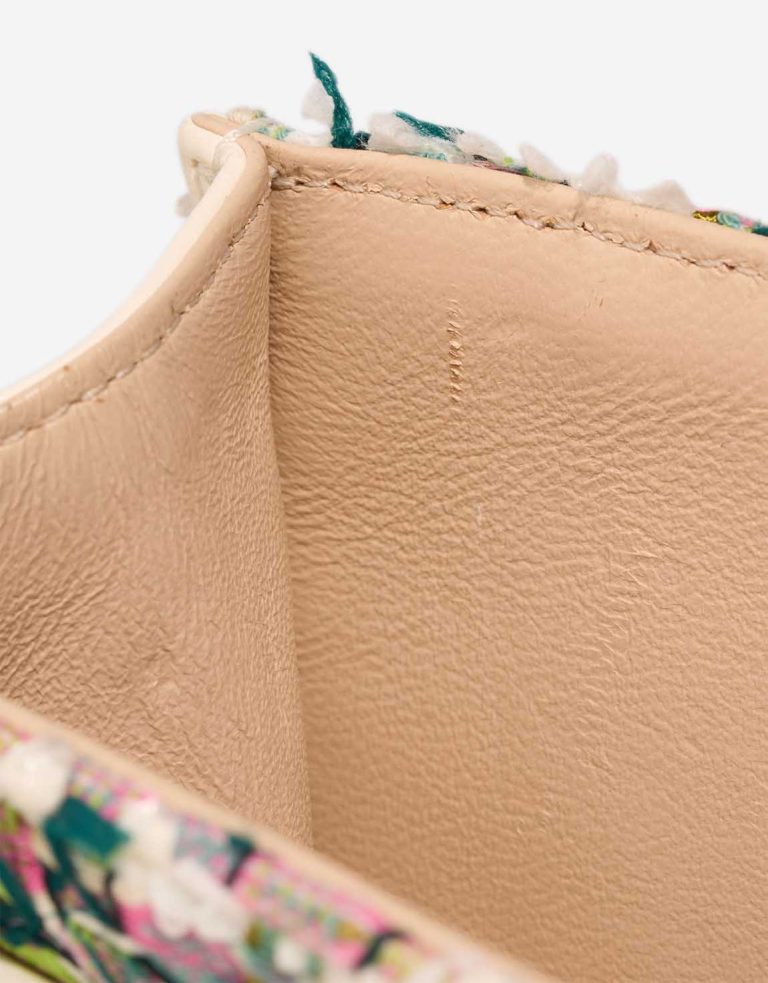 Chanel Beauty Lock Flap Bag Tweed Multicolour / Green Signs of wear | Sell your designer bag