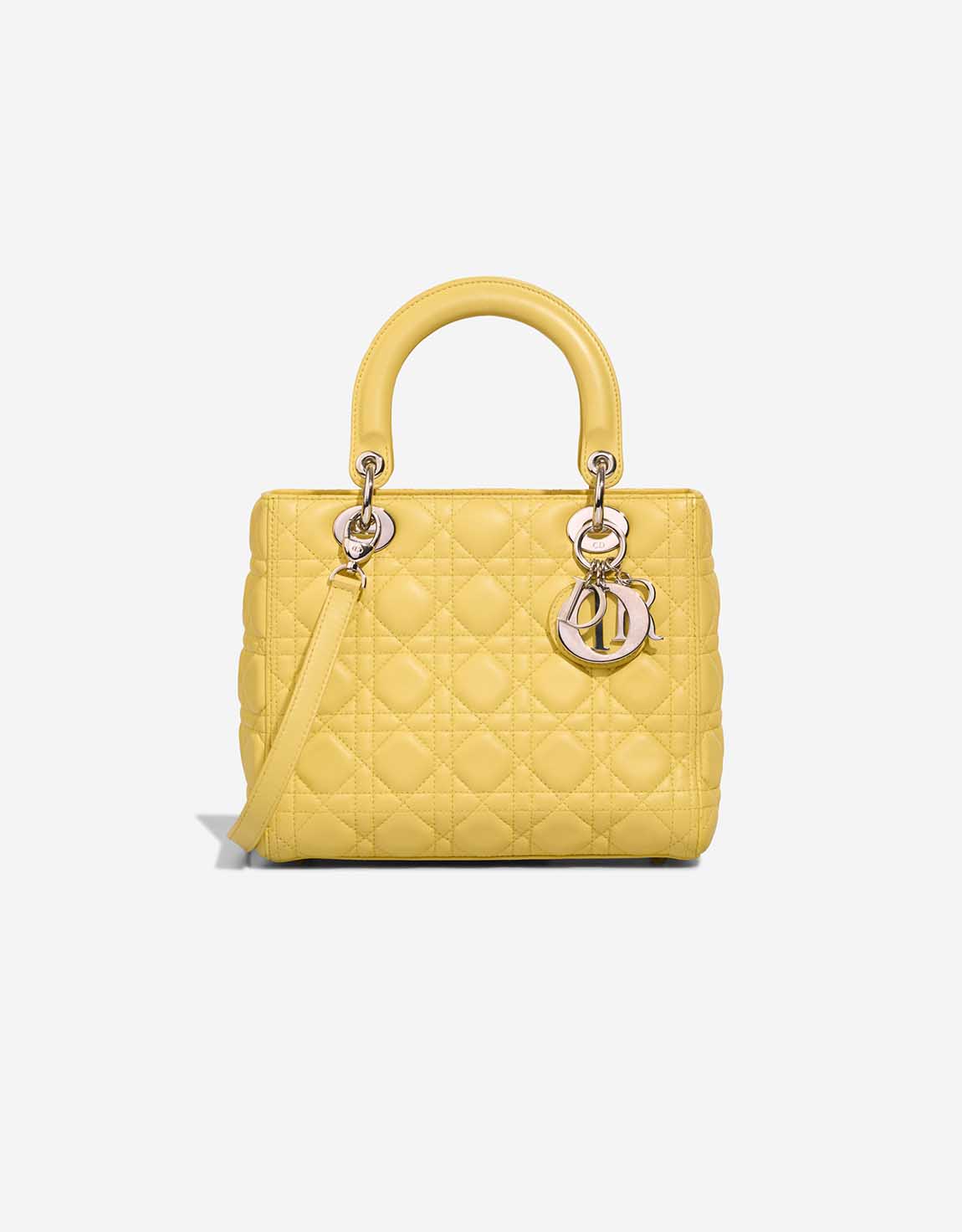 【無料郵送/関税込/正規品】 Dior Lady Primrose Cannage Lambsk Dior Black Cannage Lambskin Large Lady Dior Bag by WP