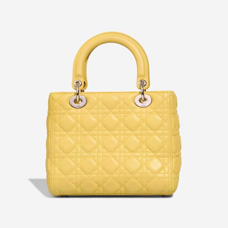 Dior Lady Medium Lamb Lime Yellow | Sell your designer bag